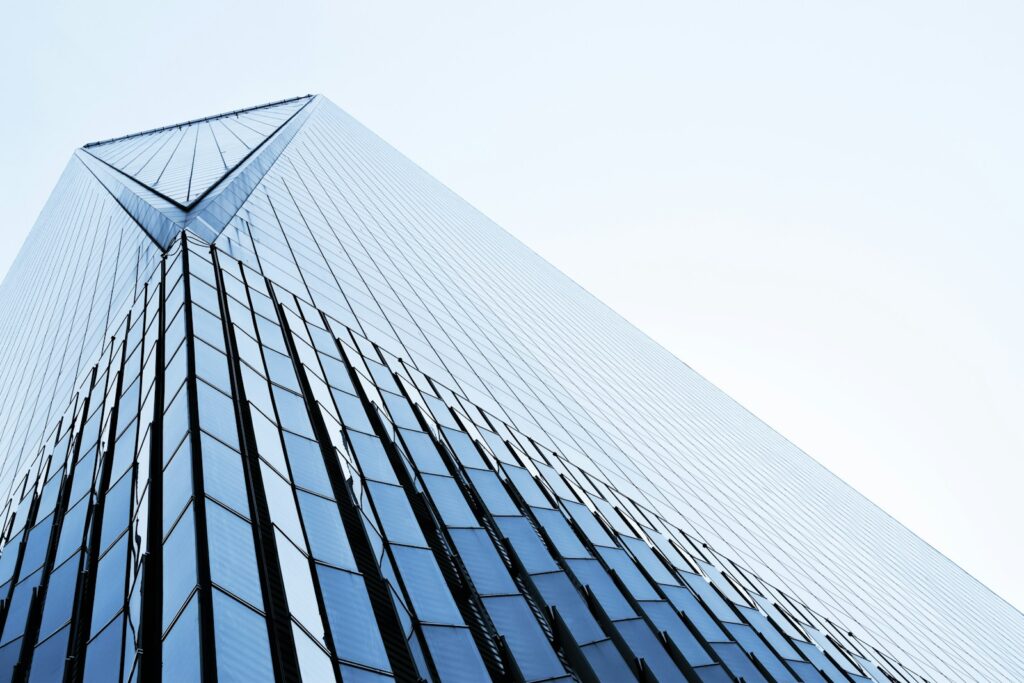 low angle photography of high rise building